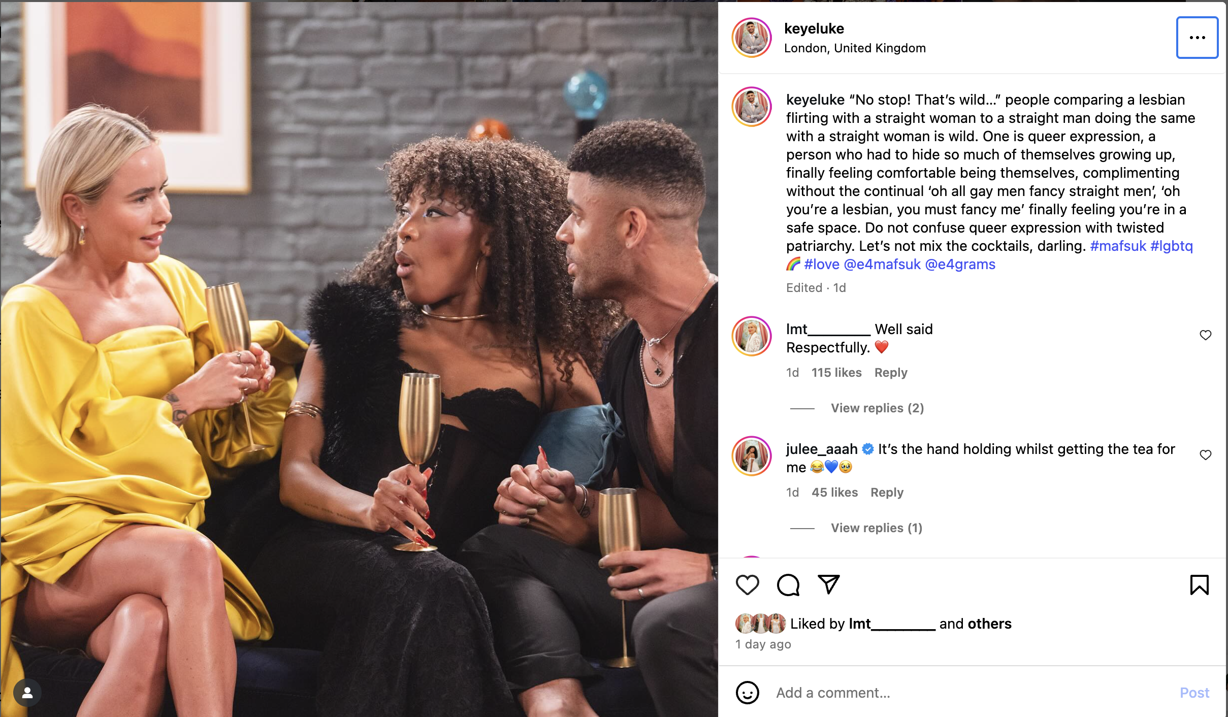 What Does Keye From Mafs Do For A Living